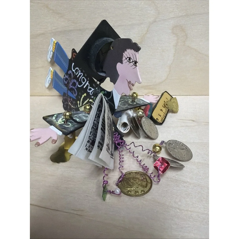Karen‎ Rossi Silvestri Fanciful Flights GRADUATION Woman, Congrats Ornament
